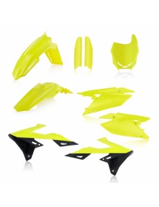 KIT PLÁSTICOS COMPLETO ACERBIS SUZUKI RM-Z 250 2019 - 2020 AMARELO FLUO